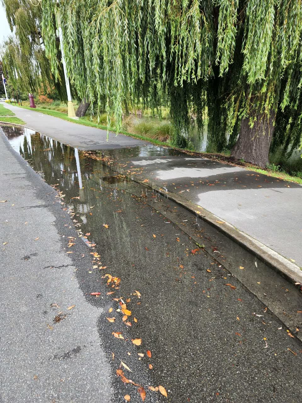 The photograph attached to this wastewater/stormwater report