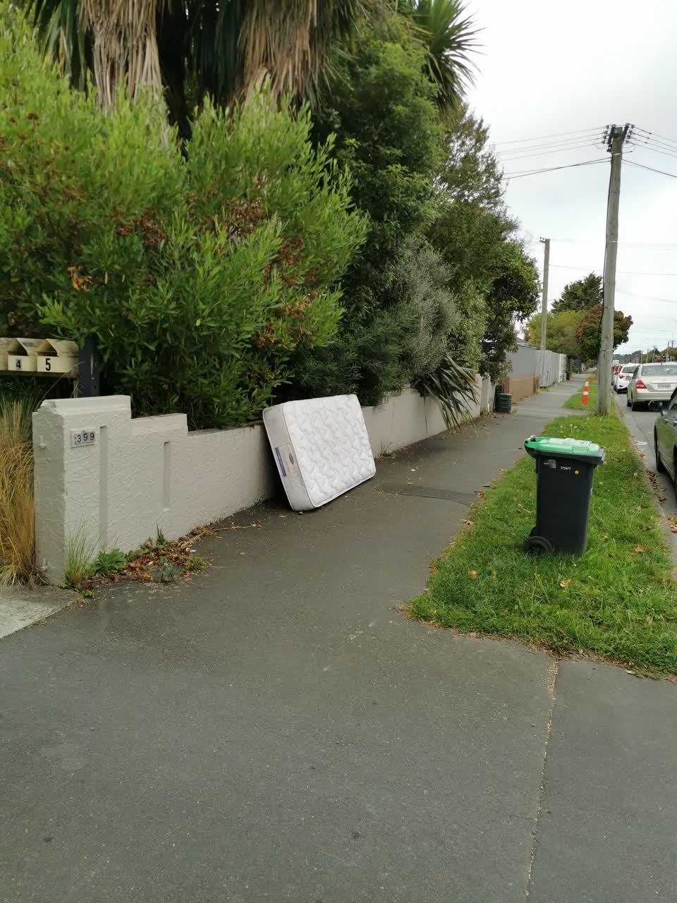 The photograph attached to this rubbish/recycling report
