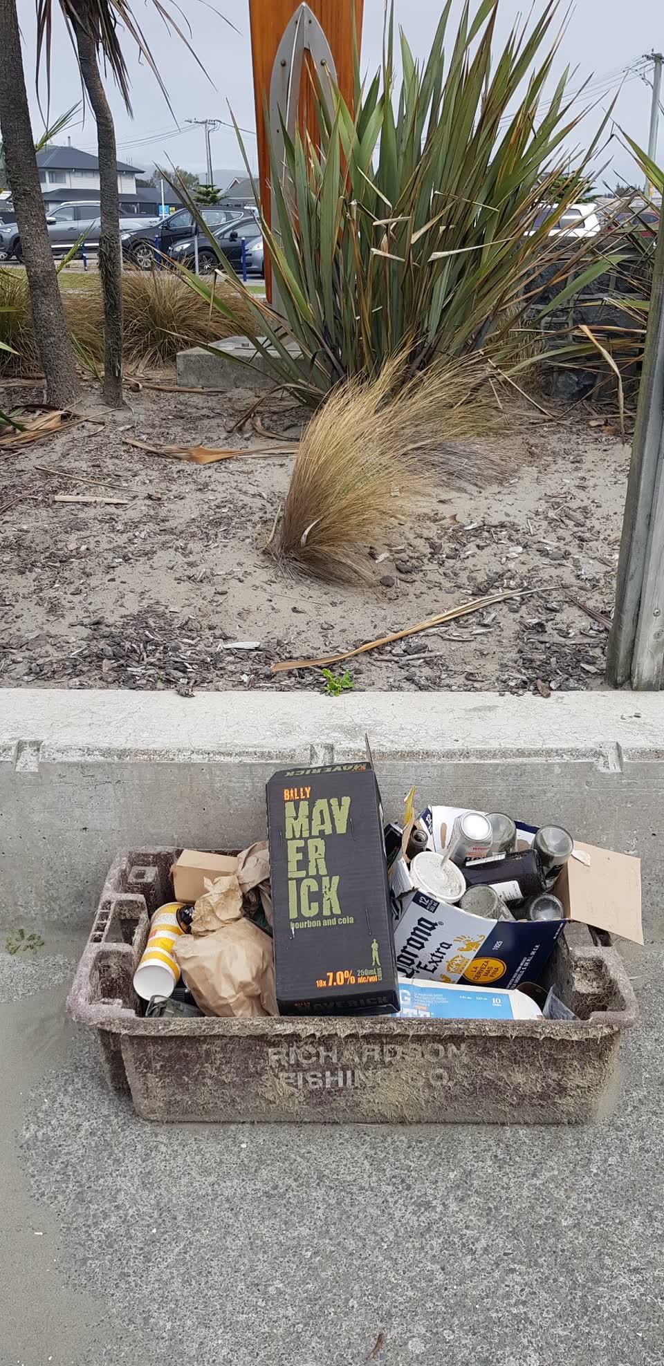 The photograph attached to this rubbish/recycling report