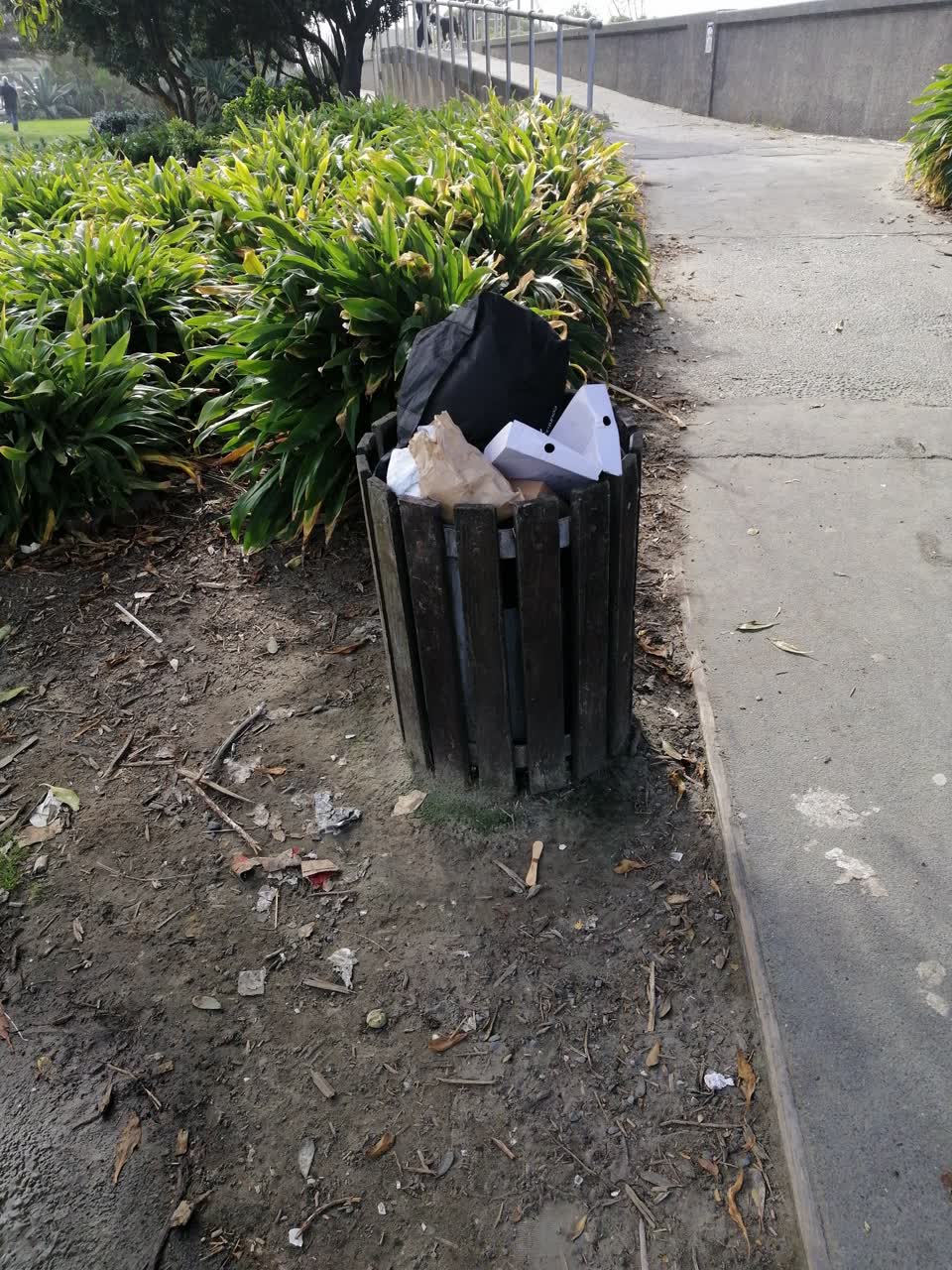 The photograph attached to this parks report
