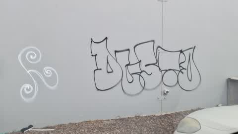 Graffiti, a report photo
