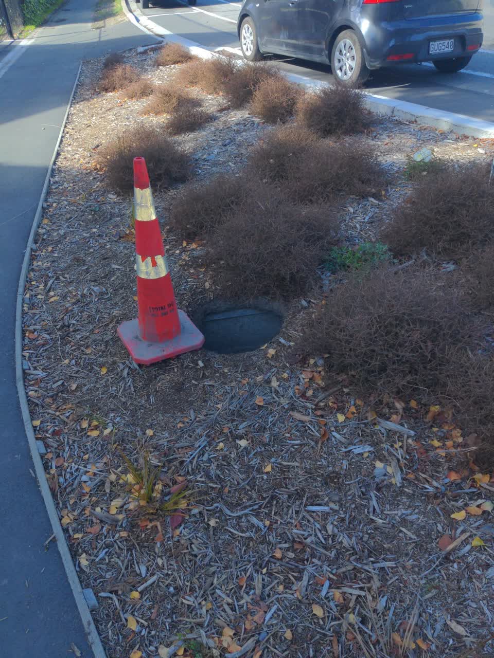 The photograph attached to this wastewater/stormwater report