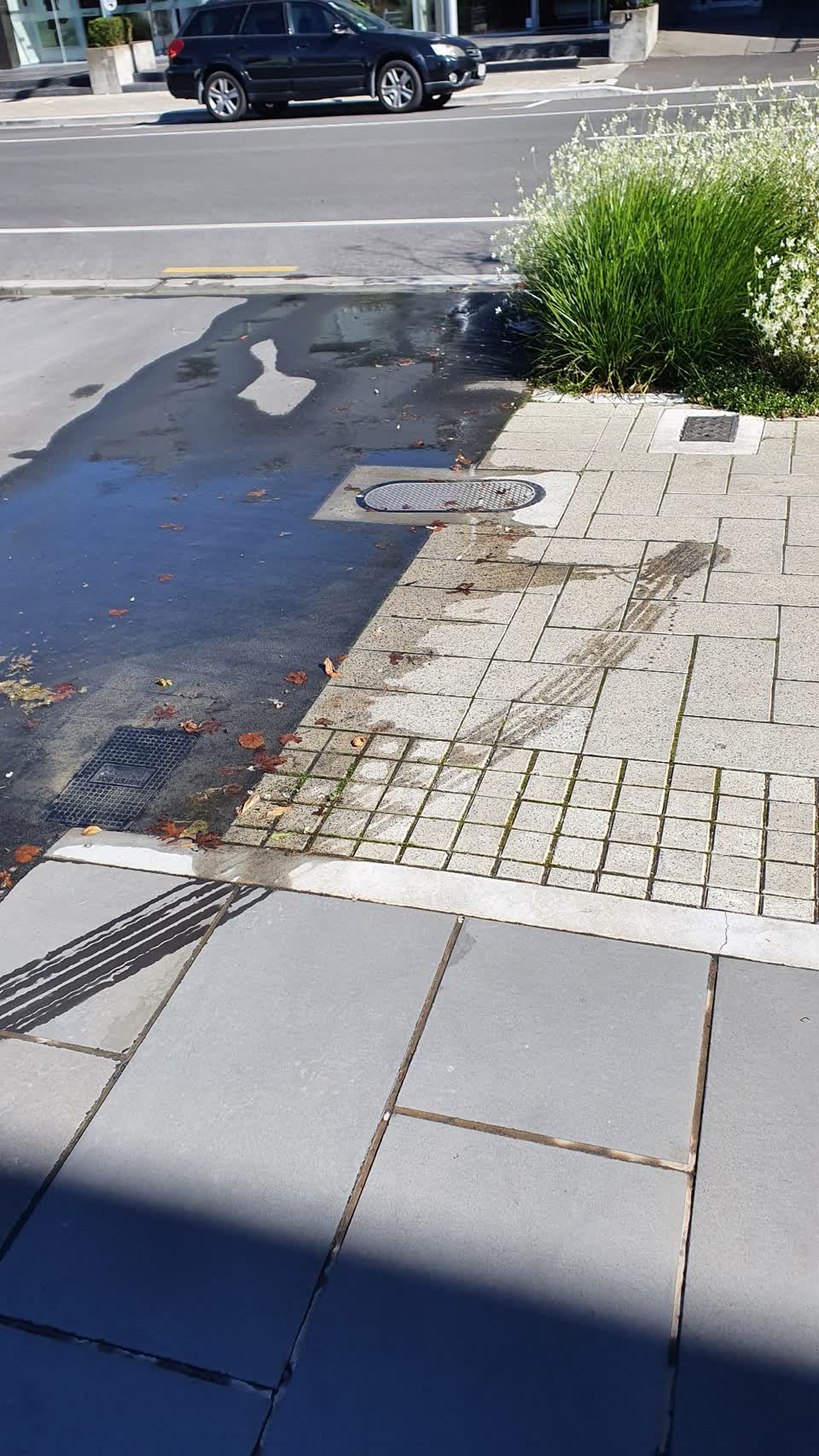 The photograph attached to this water leak report