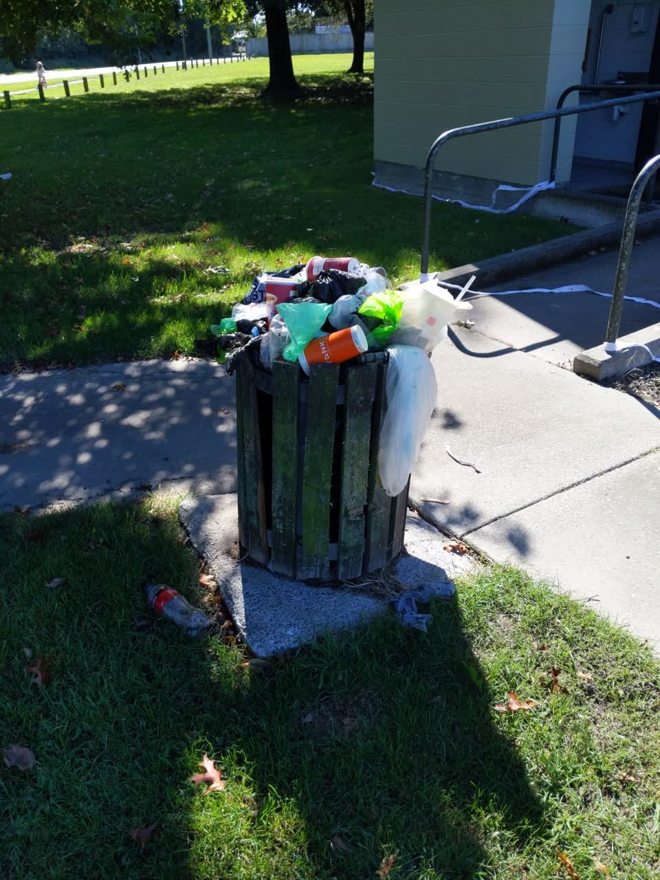 The photograph attached to this parks report