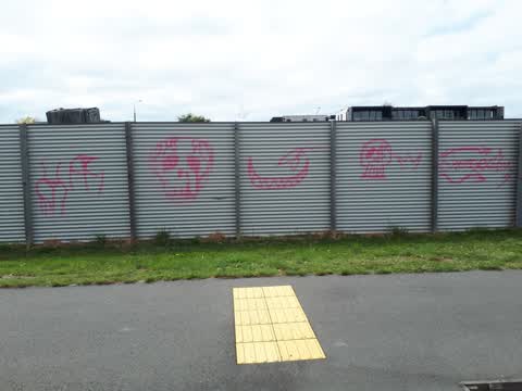 Graffiti, a report photo