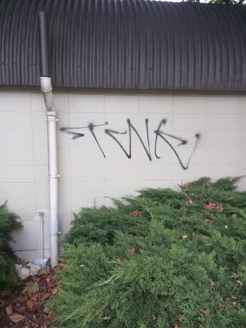 Graffiti, a report photo