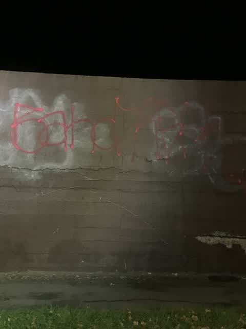 Graffiti, a report photo
