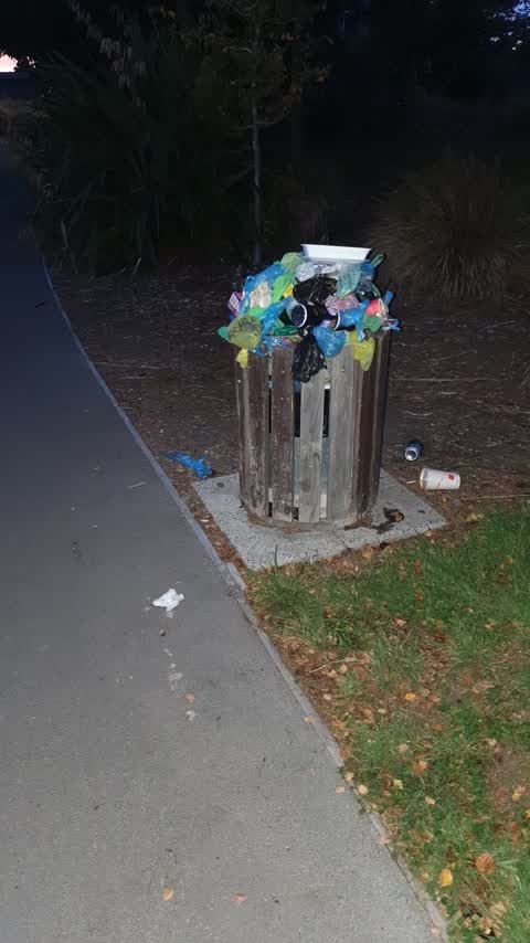 Rubbish/Recycling, a report photo