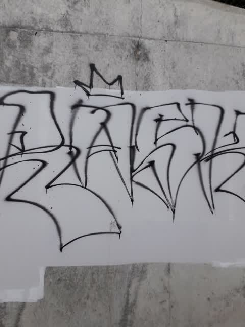 Graffiti, a report photo
