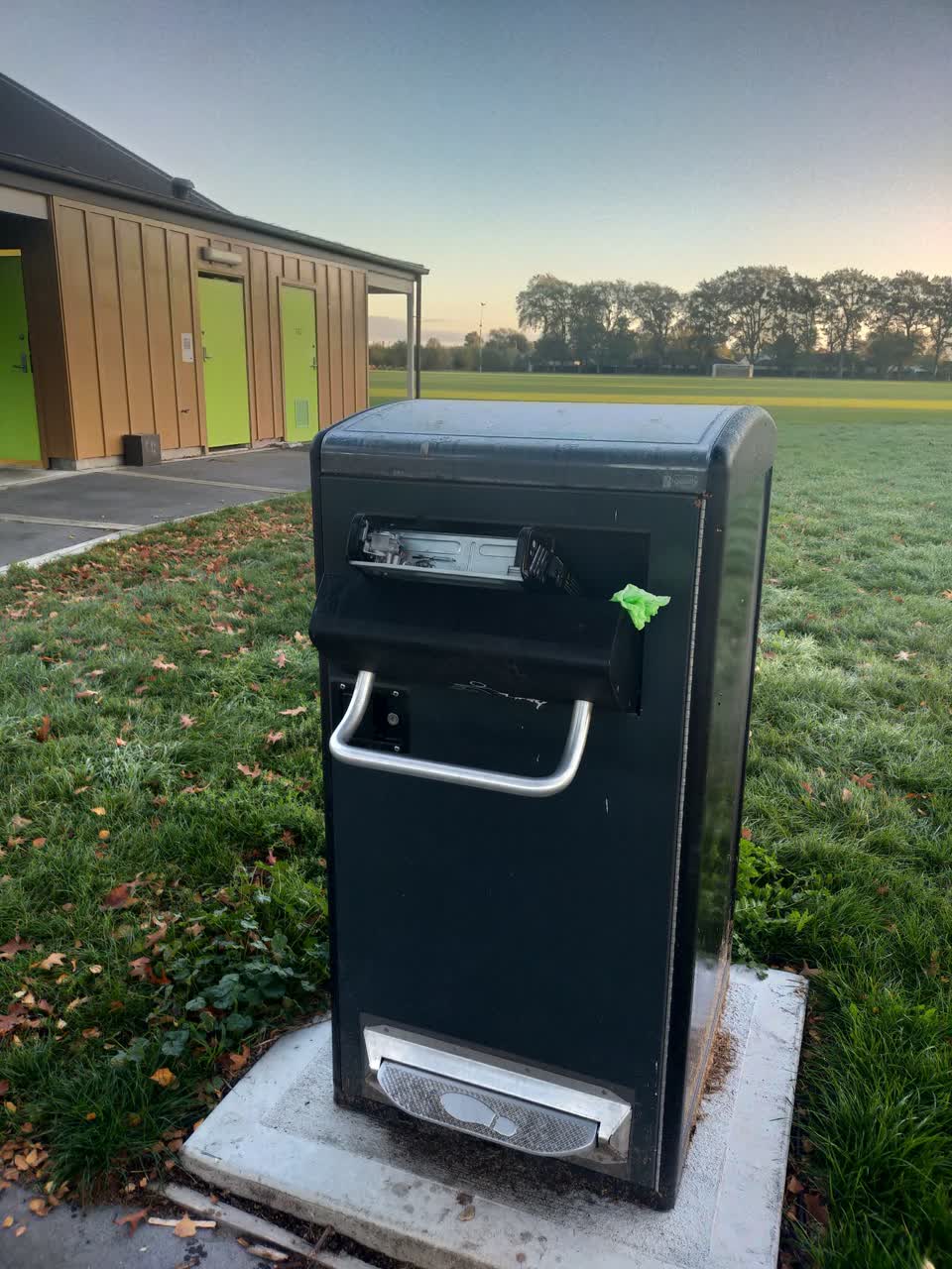 The photograph attached to this parks report