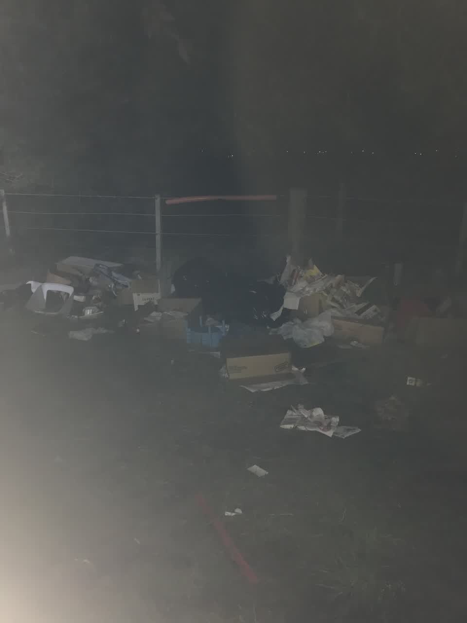 The photograph attached to this rubbish/recycling report