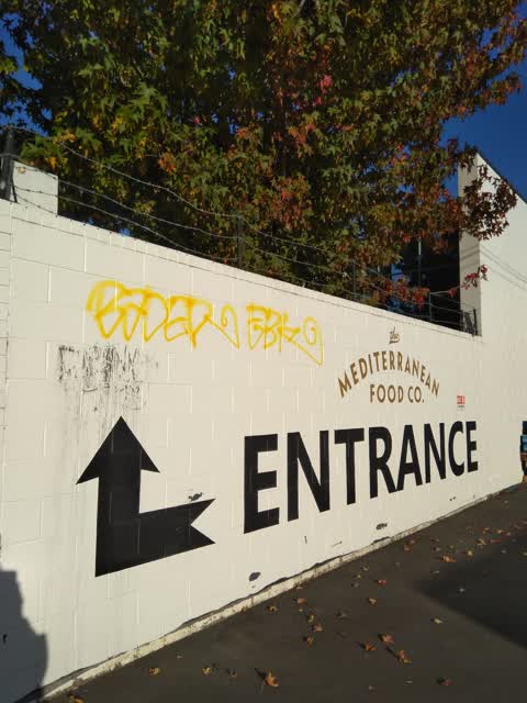 Graffiti, a report photo