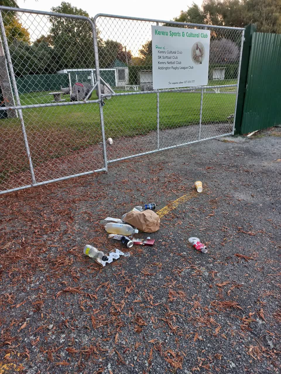 The photograph attached to this parks report