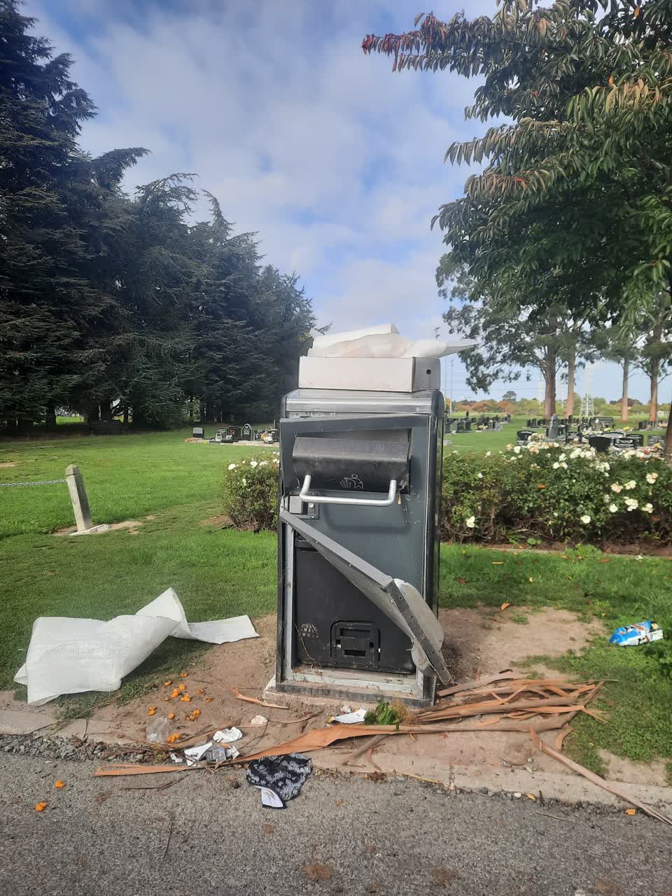 The photograph attached to this parks report