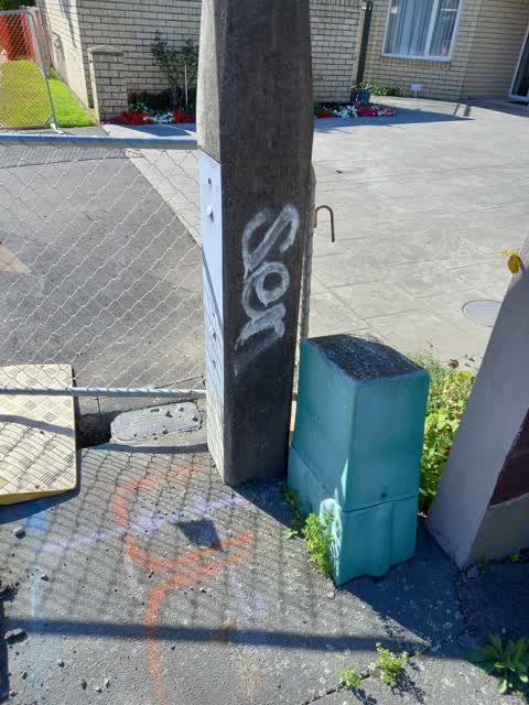 Graffiti, a report photo