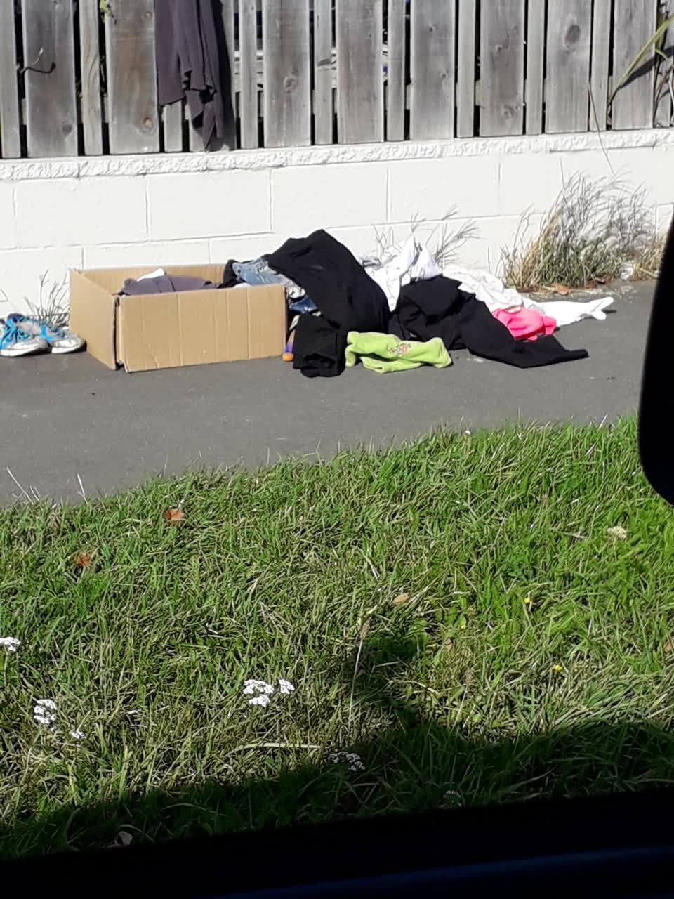 The photograph attached to this rubbish/recycling report