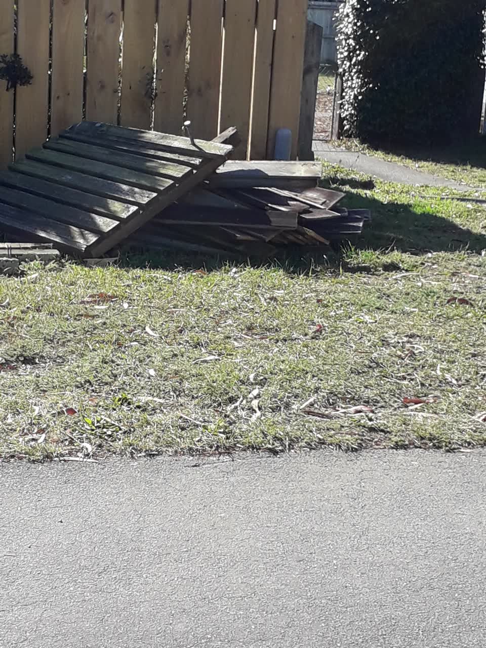 The photograph attached to this rubbish/recycling report