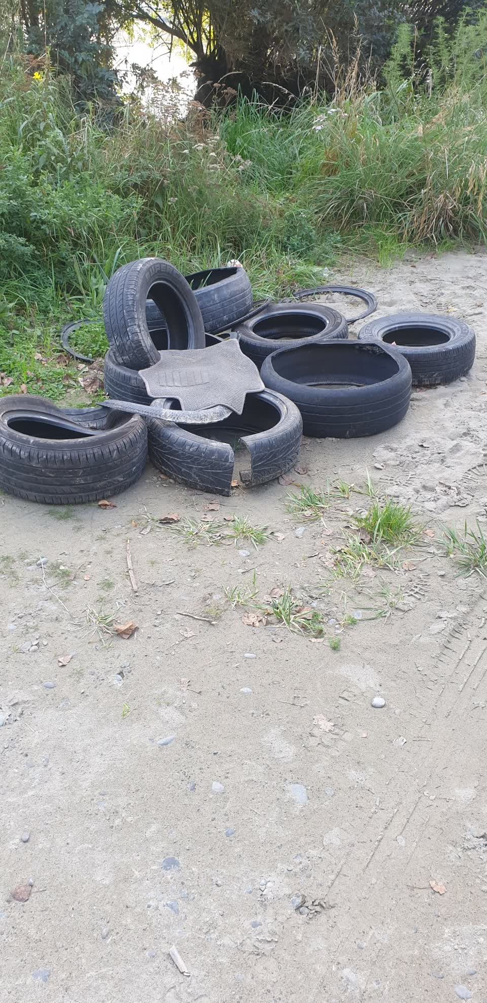 The photograph attached to this rubbish/recycling report