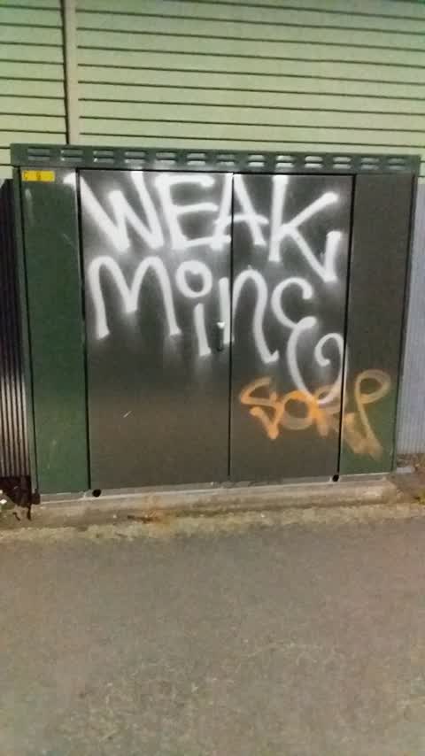 Graffiti, a report photo