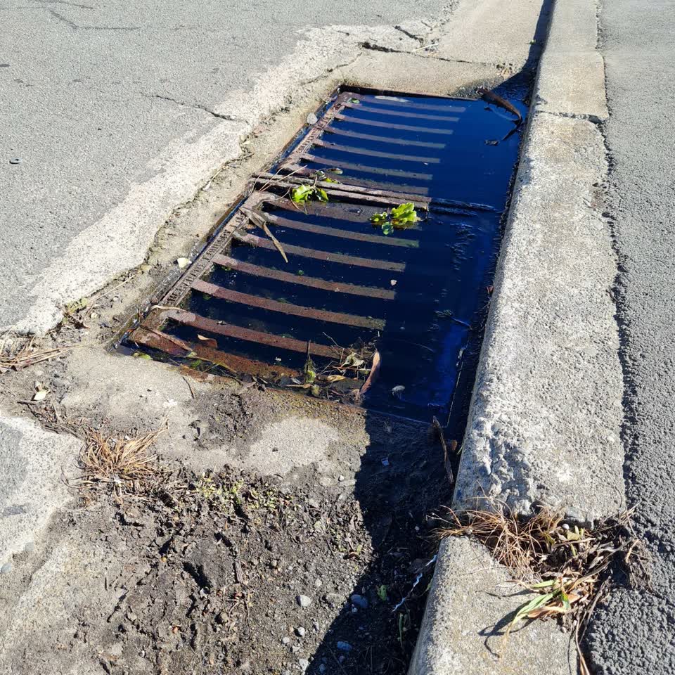 The photograph attached to this wastewater/stormwater report