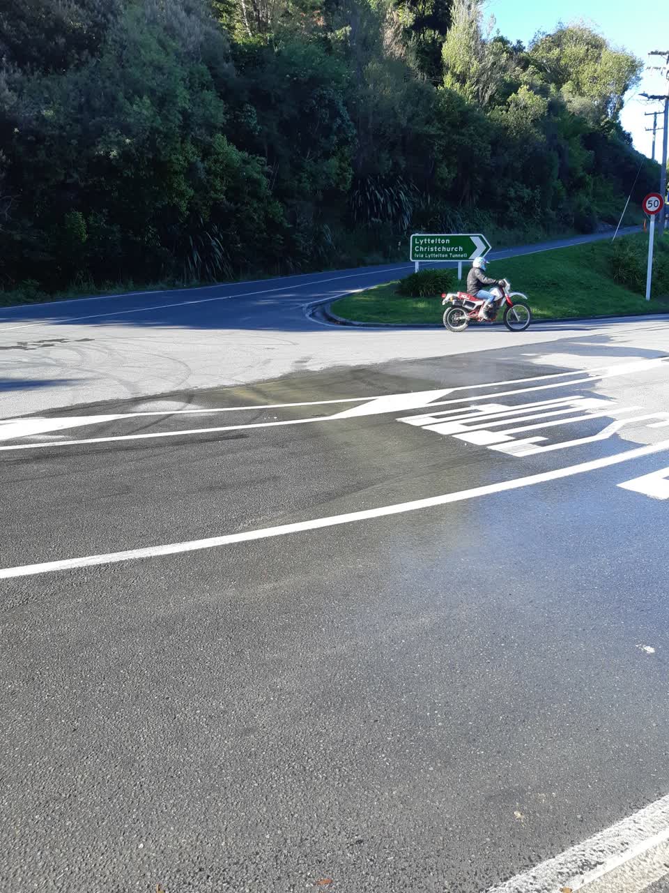 The photograph attached to this water leak report