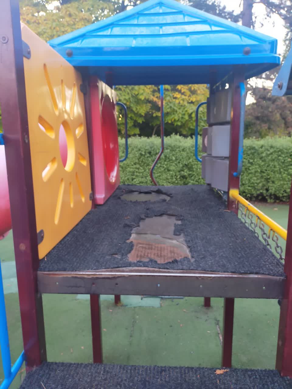 The photograph attached to this parks report