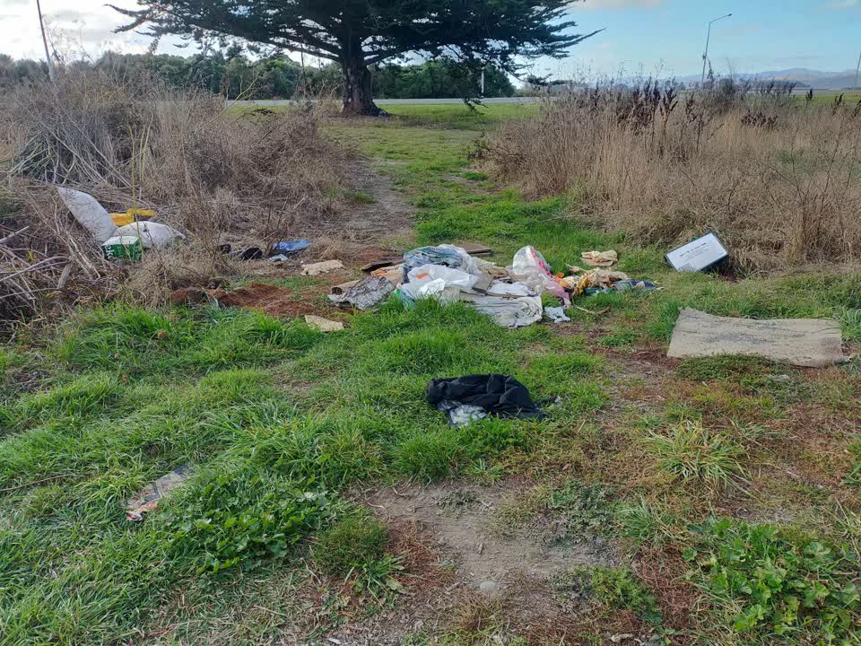 The photograph attached to this rubbish/recycling report