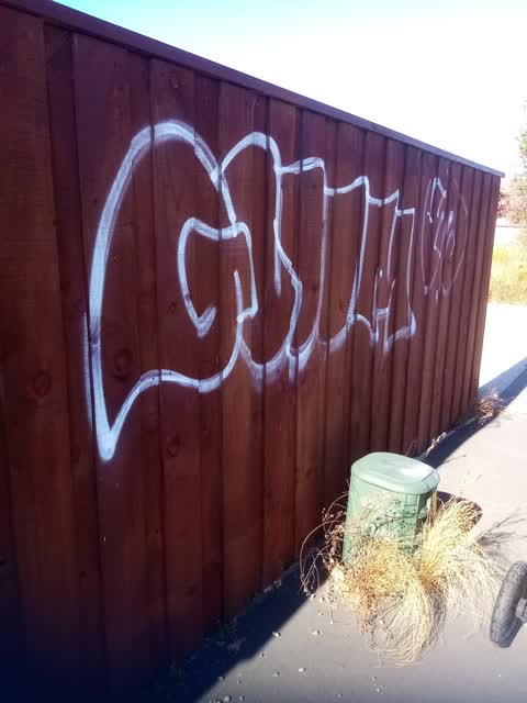 Graffiti, a report photo