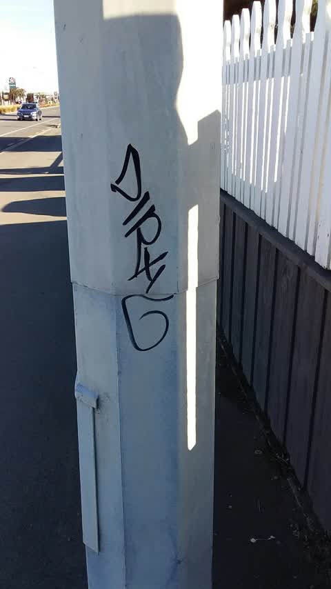 Graffiti, a report photo