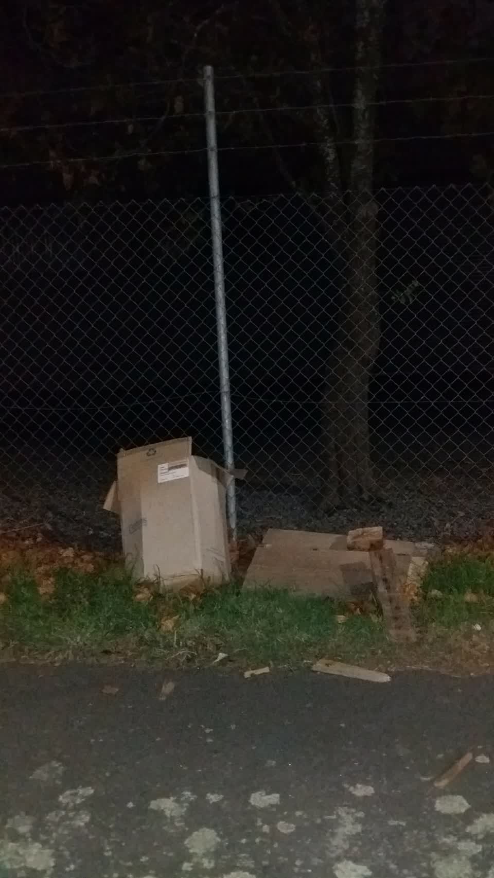 The photograph attached to this rubbish/recycling report