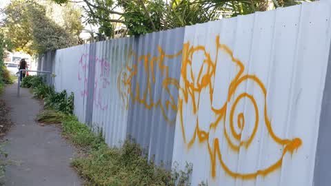 Graffiti, a report photo