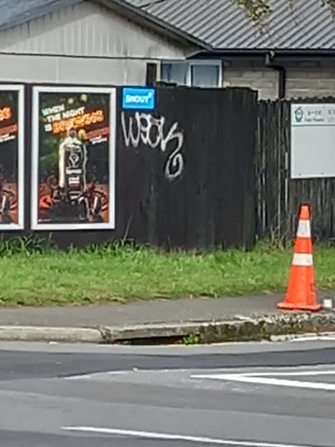 Graffiti, a report photo