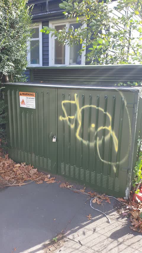 Graffiti, a report photo