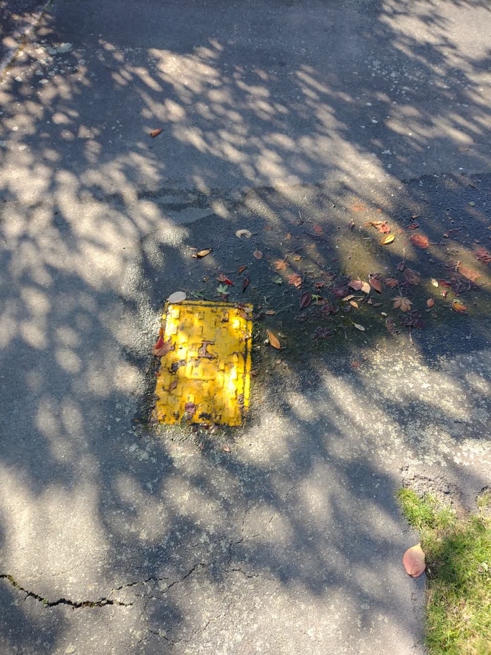 The photograph attached to this water leak report