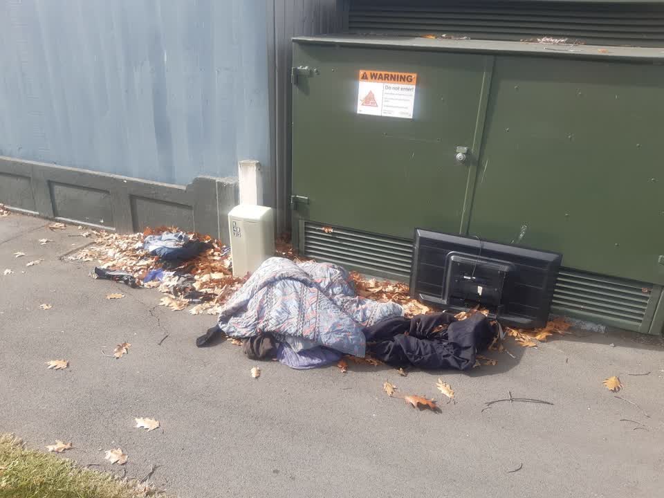 The photograph attached to this rubbish/recycling report