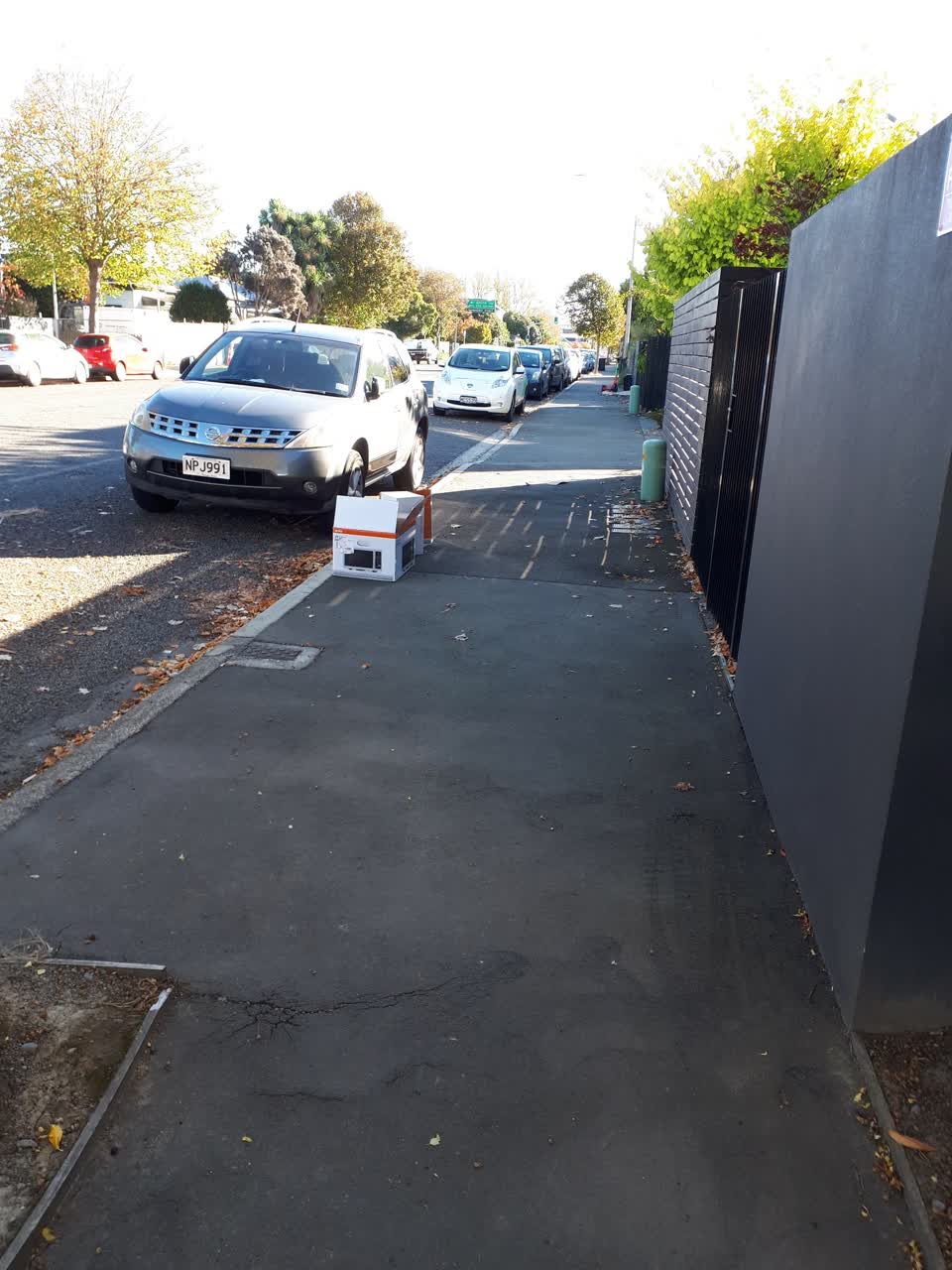 The photograph attached to this rubbish/recycling report