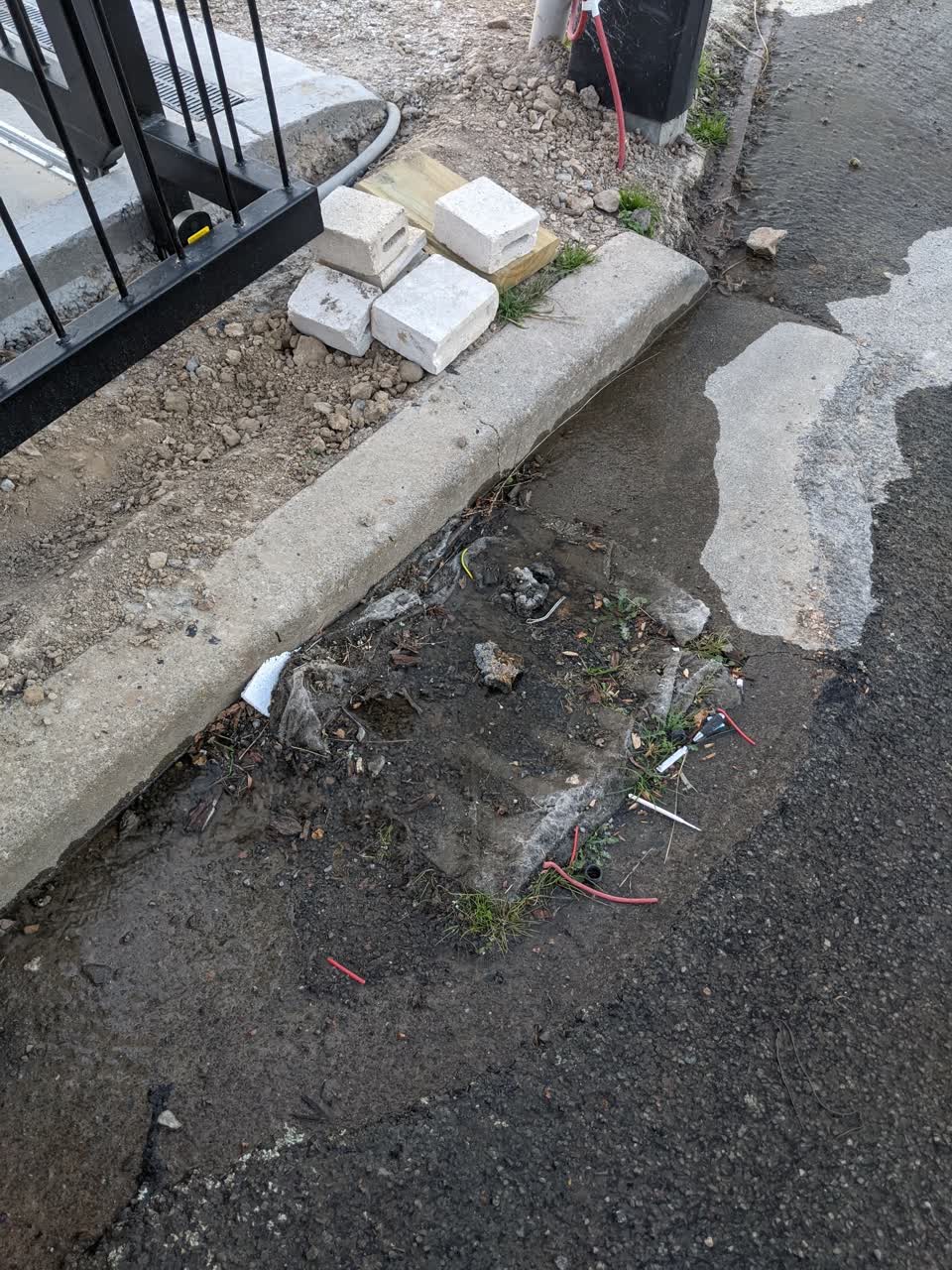 The photograph attached to this wastewater/stormwater report
