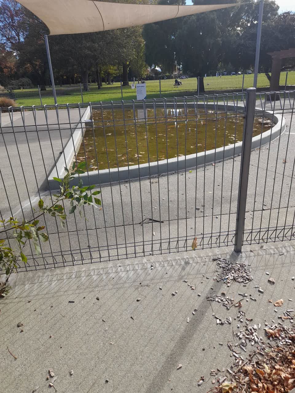The photograph attached to this parks report