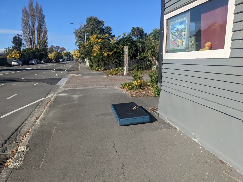 The photograph attached to this rubbish/recycling report