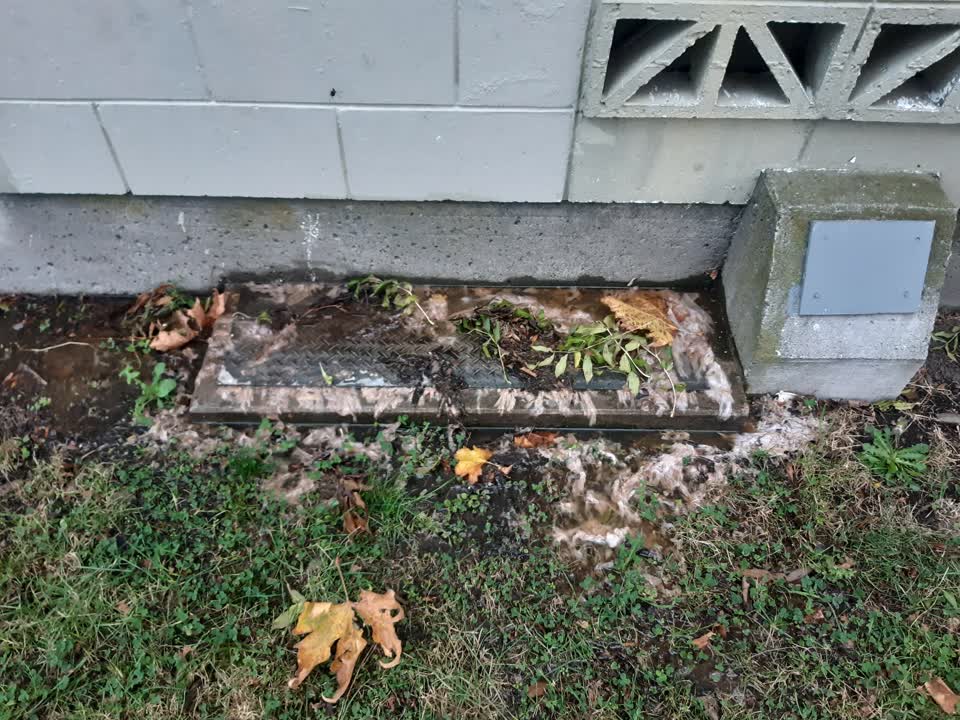 The photograph attached to this wastewater/stormwater report