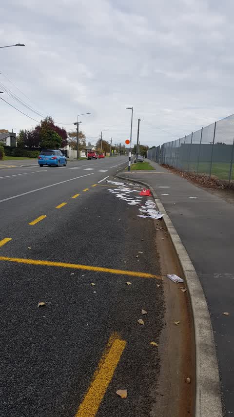 Rubbish/Recycling, a report photo