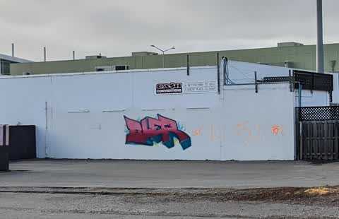 Graffiti, a report photo