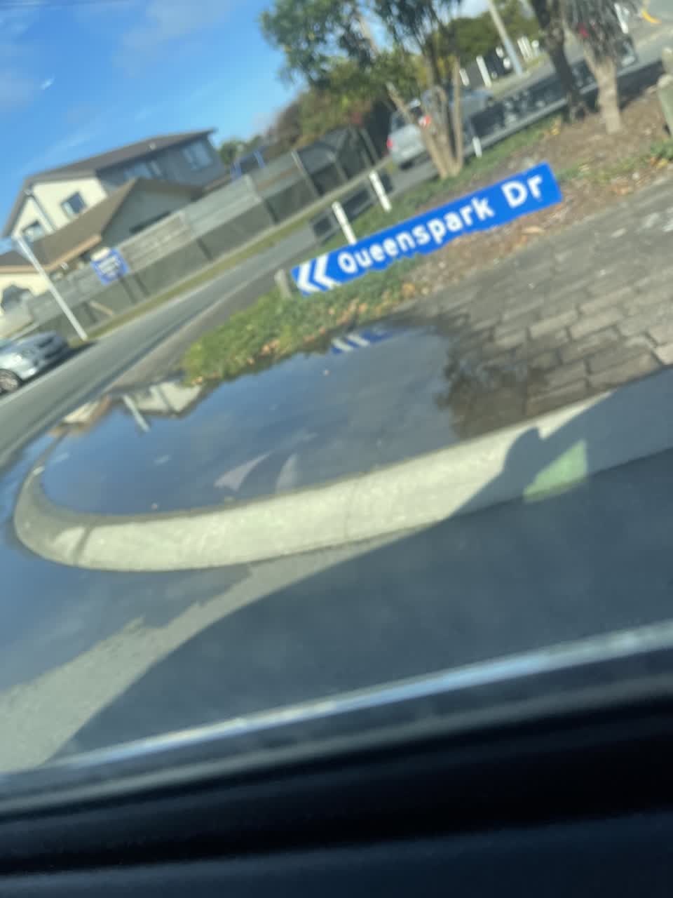 The photograph attached to this water leak report