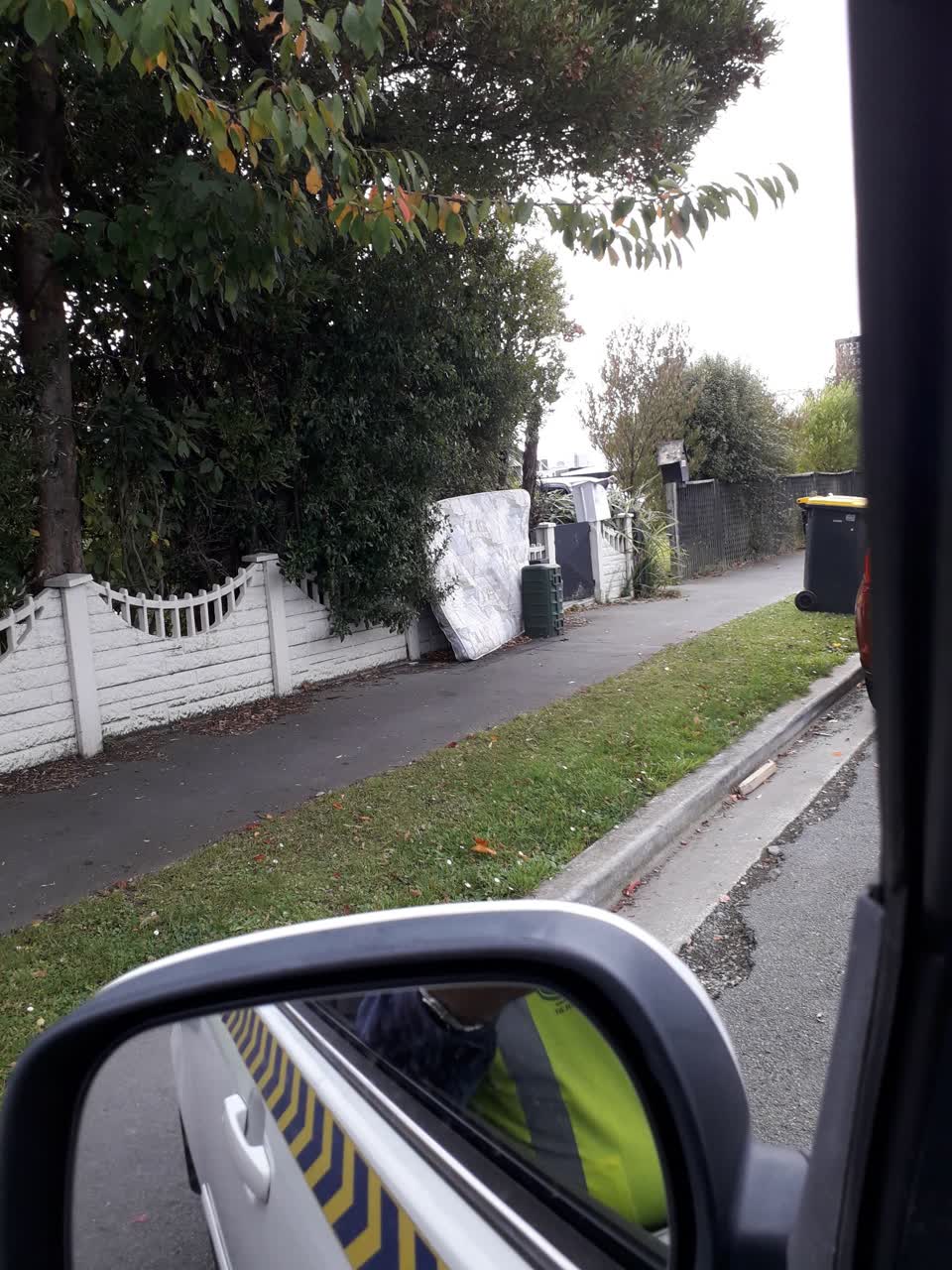 The photograph attached to this rubbish/recycling report