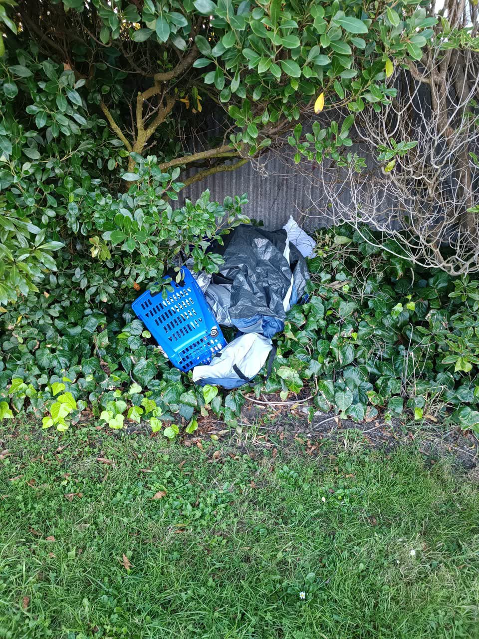 The photograph attached to this rubbish/recycling report