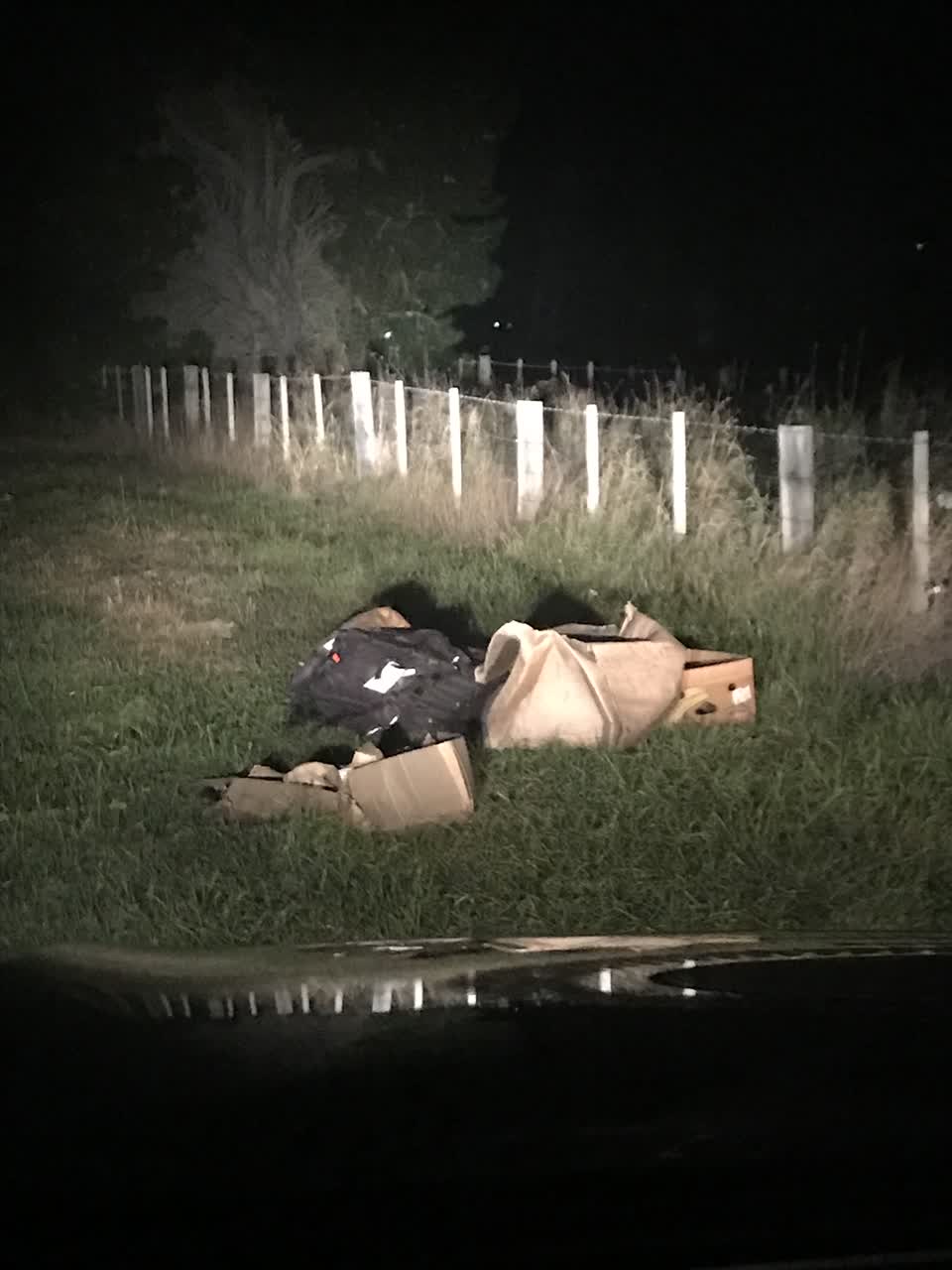 The photograph attached to this rubbish/recycling report
