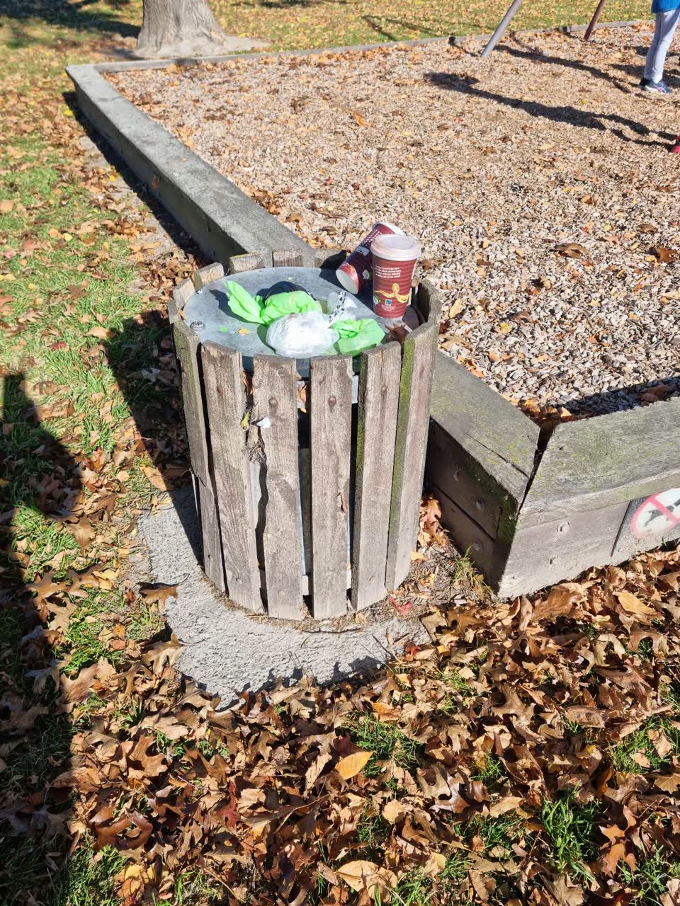 The photograph attached to this parks report