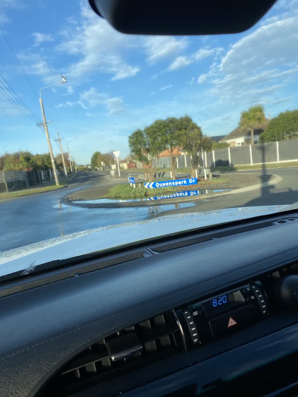 The photograph attached to this water leak report