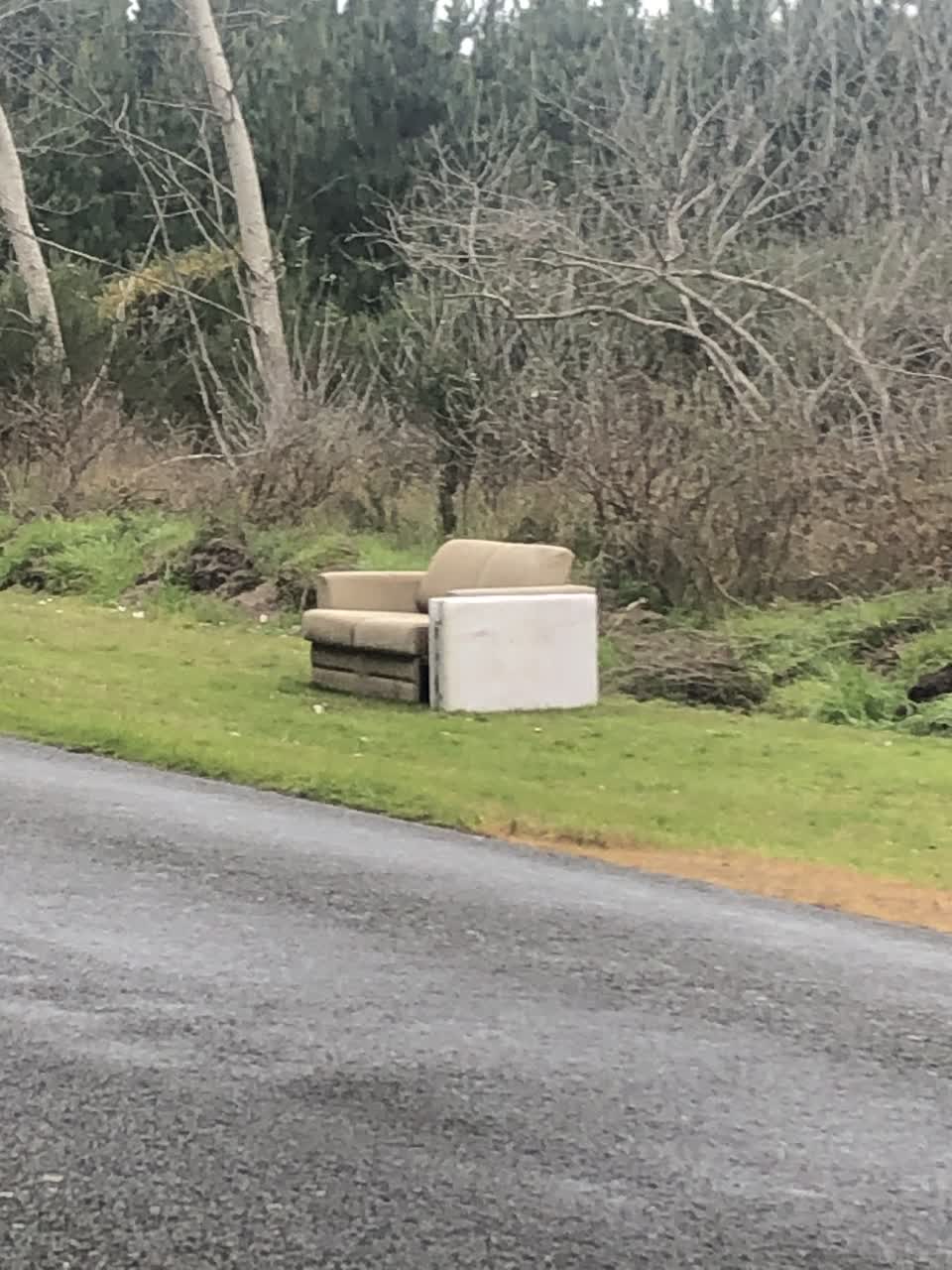 The photograph attached to this rubbish/recycling report