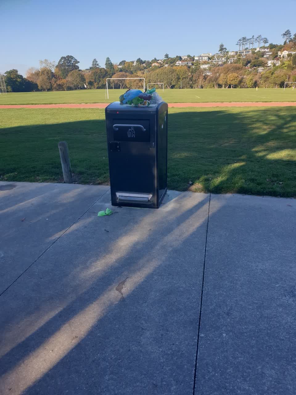 The photograph attached to this rubbish/recycling report